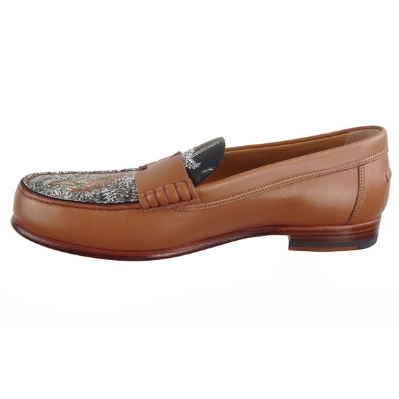 HERMES New Equateur Tatouage Kennedy Loafer Moccasins Shoes Made in Italy - Picture 9 of 16